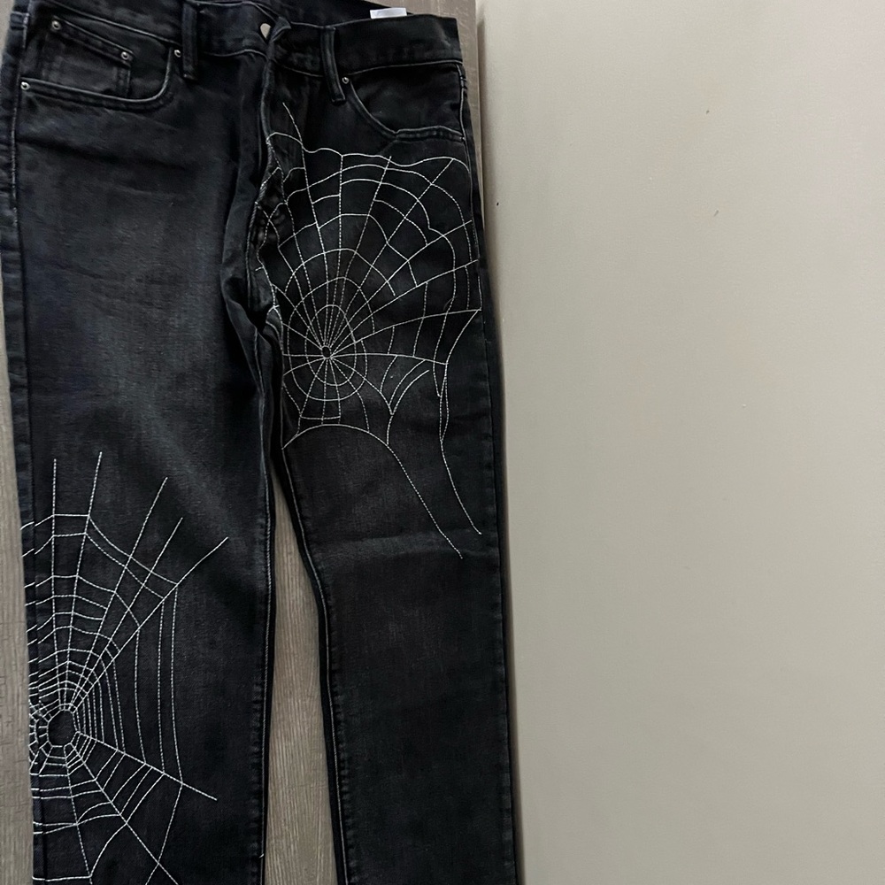 Mnml jeans spider web
